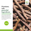 Licorice root sticks, clinically studied DGL capsule no chew needed graphic