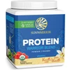 Sunwarrior Warrior Blend Vanilla organic plant protein 375 g tub