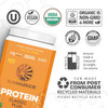 Classic Plus tub certifications Kosher Vegan Organic Non-GMO recycled materials graphic