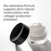 Open MGF Age Renewal Cream jar with lid beside it