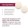 Two chewable tablets with key ingredients list