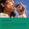 Woman drinking water, how to use Needed Stress Support