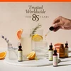 Bach remedies with citrus drinks, trusted worldwide for 85 years graphic