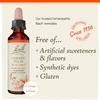 Cherry Plum bottle, free of artificial sweeteners, synthetic dyes and gluten graphic
