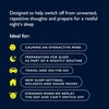 Rescue Sleep for overactive mind preparation for sleep travel on the go graphic