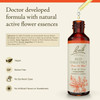 Doctor developed Bach flower essence vegan gluten free no dyes or artificial flavors graphic
