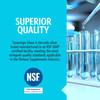 Test tubes lab, Sovereign Silver NSF GMP certified superior quality graphic