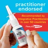 Hands holding ACS Nasal spray, practitioner endorsed graphic