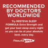 Resteva Sleep recommended by doctors worldwide red graphic