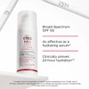 Bottle with broad-spectrum SPF 50 and hydration callouts