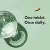 Women's One one tablet once daily oval caplet on green graphic