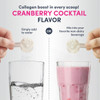 Beauty Infusion cranberry scoop into water or non-dairy beverage graphic