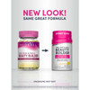 Gummy Glow Beauty Builder new look same formula pink to pink white bottle graphic