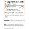 Lavela WS 1265 supplement facts with recommendation and warnings