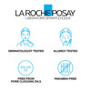 La Roche-Posay dermatologist allergy tested pore clogging oils paraben-free icons