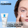 Step 1 Cleanse Toleriane Hydrating Gentle Cleanser leaves skin clean hydrated graphic