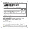 Kyolic Red Yeast Rice supplement facts panel, 3 capsule serving