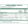 Chewable Cal Mag supplement facts calcium 250 mg magnesium 50 mg panel