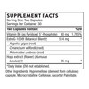 Perimenopause Complete supplement facts panel, two capsule serving