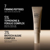 Allies of Skin firming treatment tube with peptide, Teprenone and biotech algae ingredient callouts