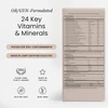 Perelel box with 24 key vitamins and minerals and supplement facts