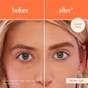 GrandeBROW before and after instant color Light shade brow comparison