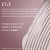 EGF feature graphic with a swirl of cream