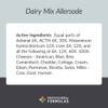 Dairy Mix Allersode active homeopathic dairy cheese milk card