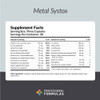 Professional Formulas Metal Systox(Detox) - 90 Capsules
