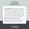Cell Salt Combination active ingredients list of cell salts in 6X, 12X and 30X potencies