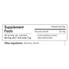 Supplement facts for FODZYME enzyme blend