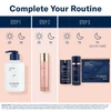 Skinbetter Science three-step morning and evening routine chart