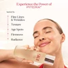 Woman with essence bottle, Experience the Power of PITERA targets graphic