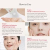 Icons Set how to use essence serum and cream three steps graphic