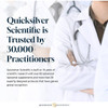 Healthcare professional, Quicksilver trusted by practitioners graphic