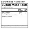 Black Box II Glutathione Lemon Mint Supplement Facts panel