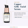 How to apply Copper GHK+ Facial Serum, 2 pumps daily graphic
