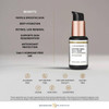 Copper GHK+ Facial Serum bottle with benefits and free-from icons