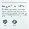Lung & Bronchial Tonic description text with lungs and breath icons