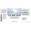 Core Milk Thistle Supplement Facts milk thistle seed panel