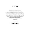 Five-star customer review quote for Deep Sleep Complex