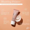 Blurring Primer texture perfector graphic with benefit callouts