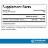 C-1000 250 capsules Supplement Facts vitamin C 1000 mg panel