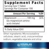 Douglas Labs Chelated Magnesium - 100 Tablets DLBS06054 12.5