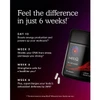 MitoQ bottle and capsules, feel the difference in 6 weeks timeline