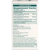 Organic Ashwagandha 30 caplets Supplement Facts powder extract panel