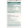 Organic Ashwagandha 60 caplets Supplement Facts powder extract panel