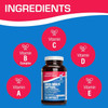 Aved-Multi Softgel ingredients vitamins A B C D E icons graphic