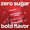 SuperBeets bag with berries, zero sugar bold flavor graphic
