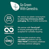 Go Green With Genestra TerraCycle non-GMO recycling icons graphic
